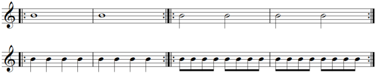 piano rhythm exercise #1
