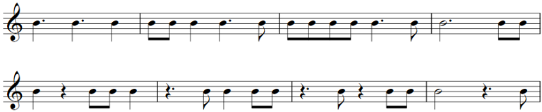 piano rhythm exercise #4