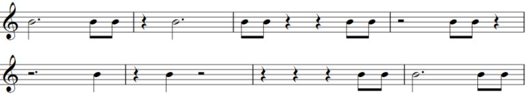 piano rhythm exercise #3